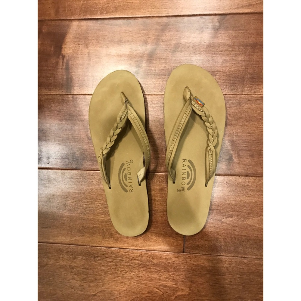 Rainbow Braided Sandals